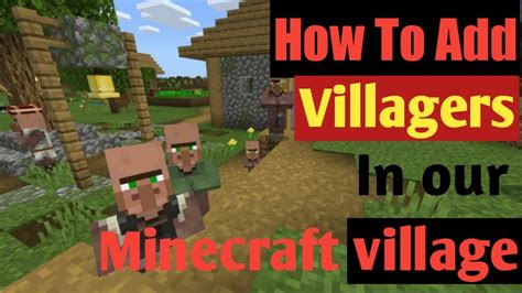 minecraft villager spawnen lassen.